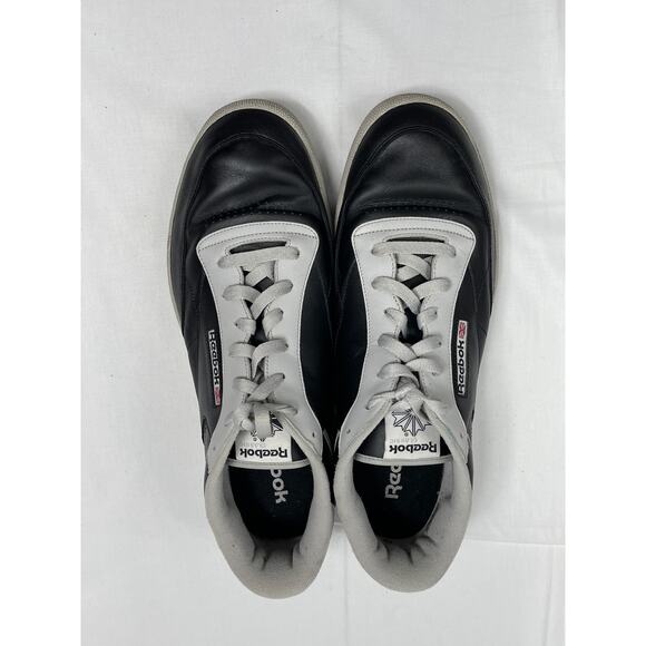 Reebok Classics Men’s Size 15 Black Gray Leather Walking Shoes - Picture 6 of 9
